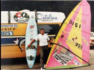 Alain Indria surfer