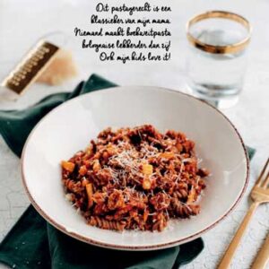 koken zonder bijkomen boekweitpasta bolognaise
